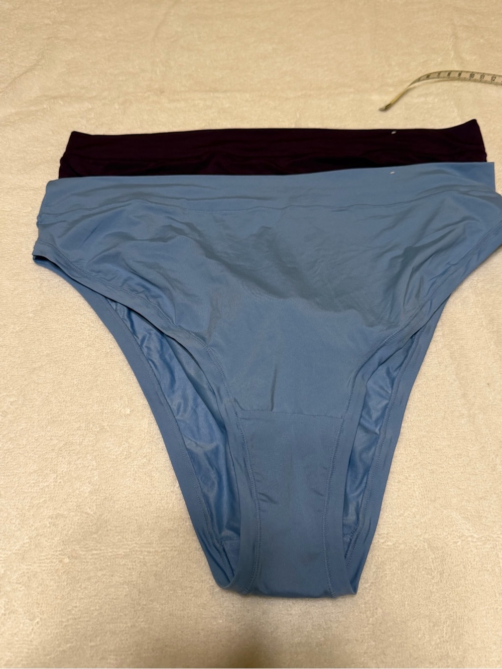 Cacique Comfort Bliss French Cut Panties 2 Pair in Blue and Purple